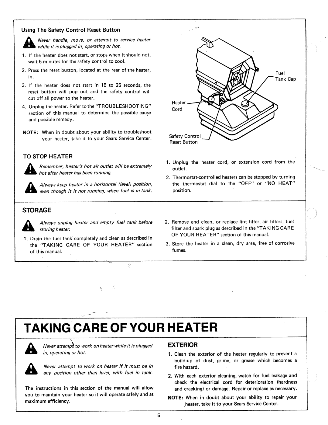 Sears 583.35601 manual 