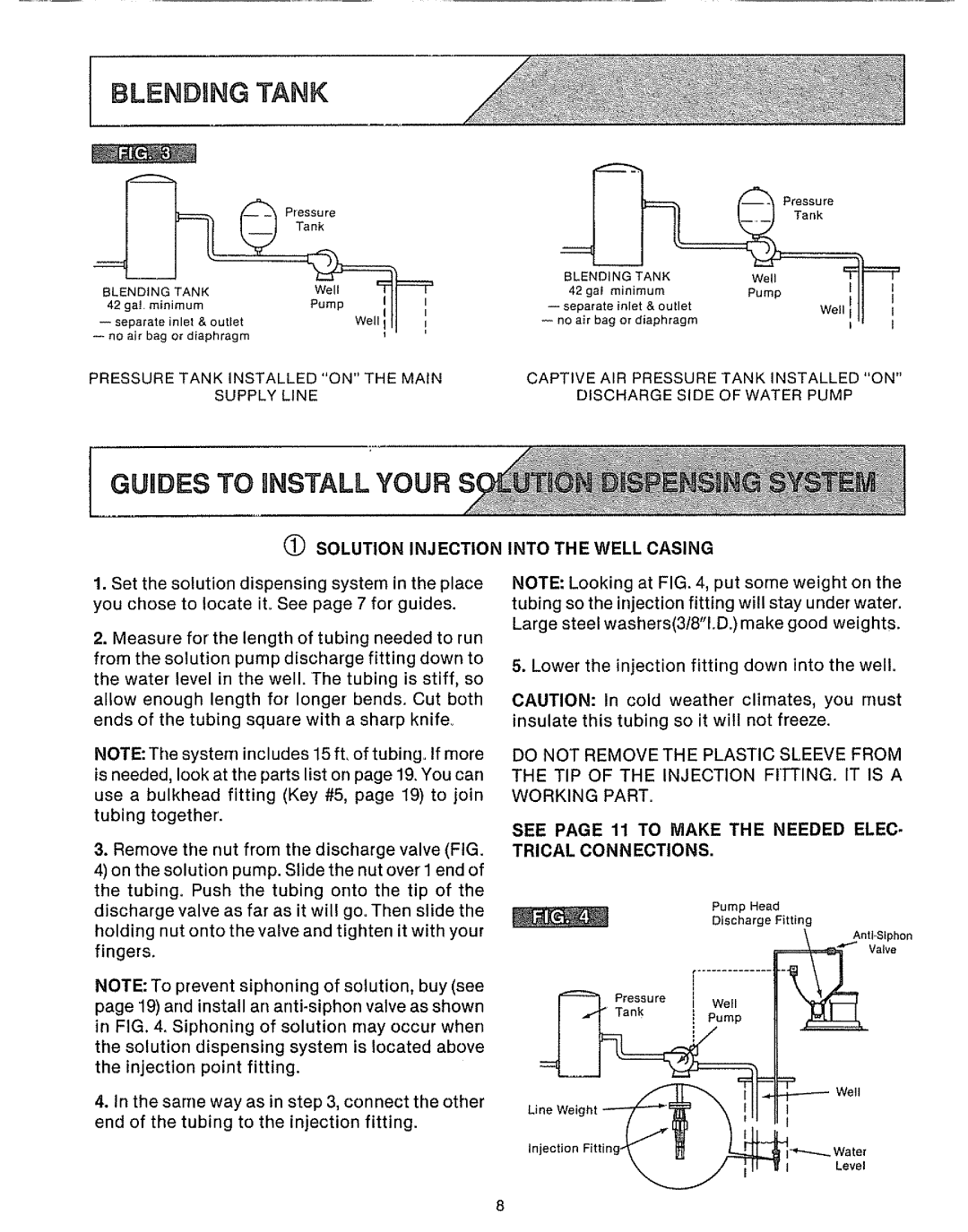 Sears 625.34929 owner manual Guxdesto nNSTALL Your, Pressure Tank Installed on the Main Supply Line 