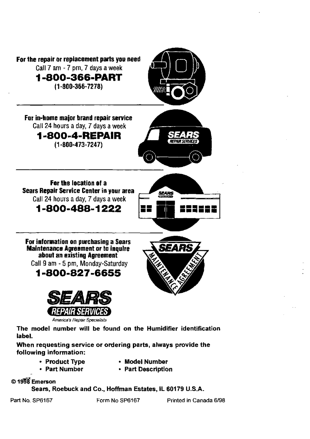 Sears 758.144533 owner manual Sears 