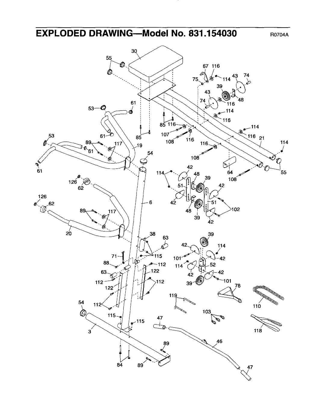 Sears 831.15403 user manual 119 