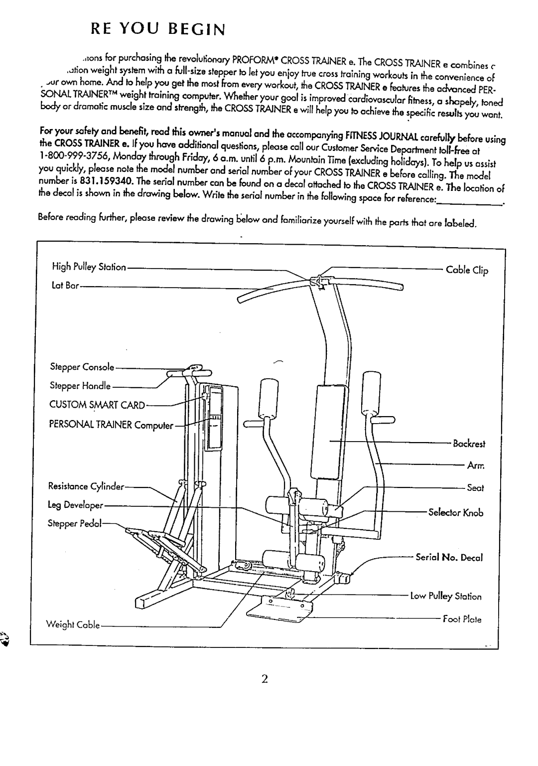 Sears 831.15934 manual Lot Bar, SerialNo. Decal, Foot Plate 