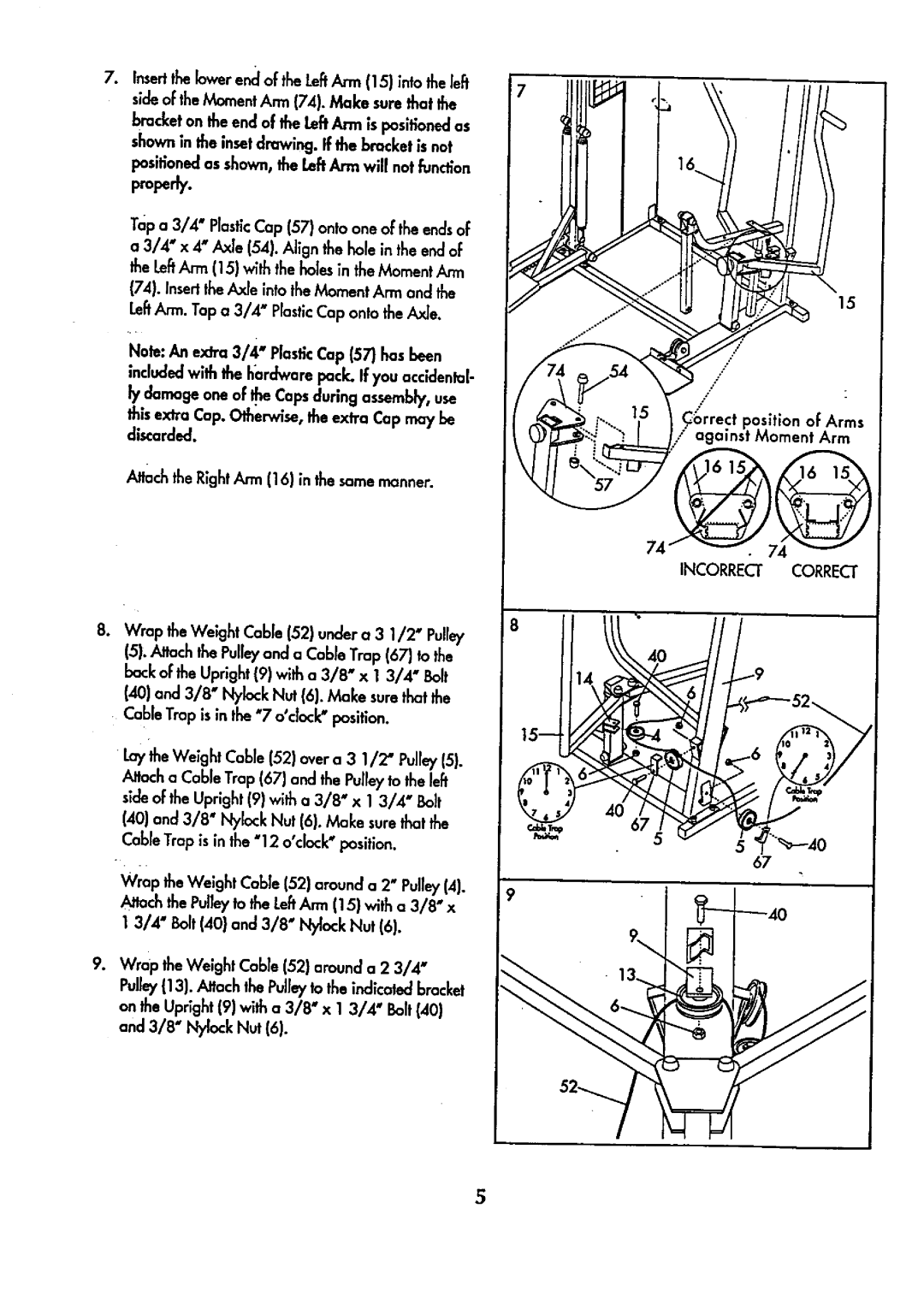 Sears 831.159341 manual Properly 