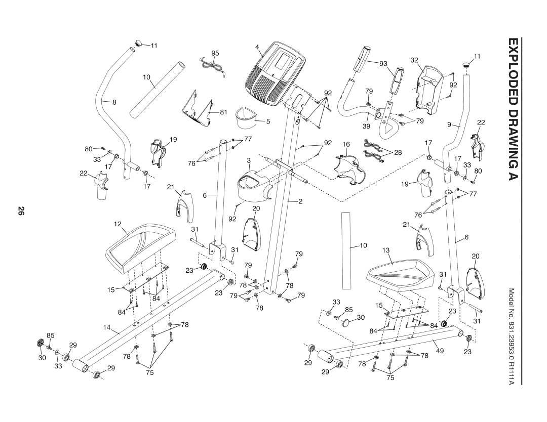 Sears 831.23953.0 user manual Oo co Co r..o 