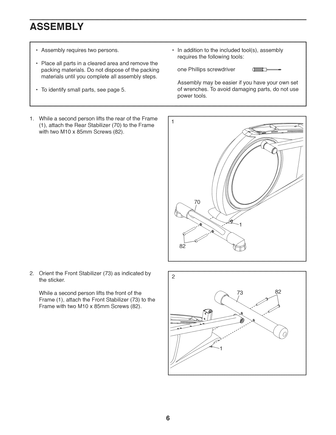 Sears 831.23953.0 user manual Assembly 