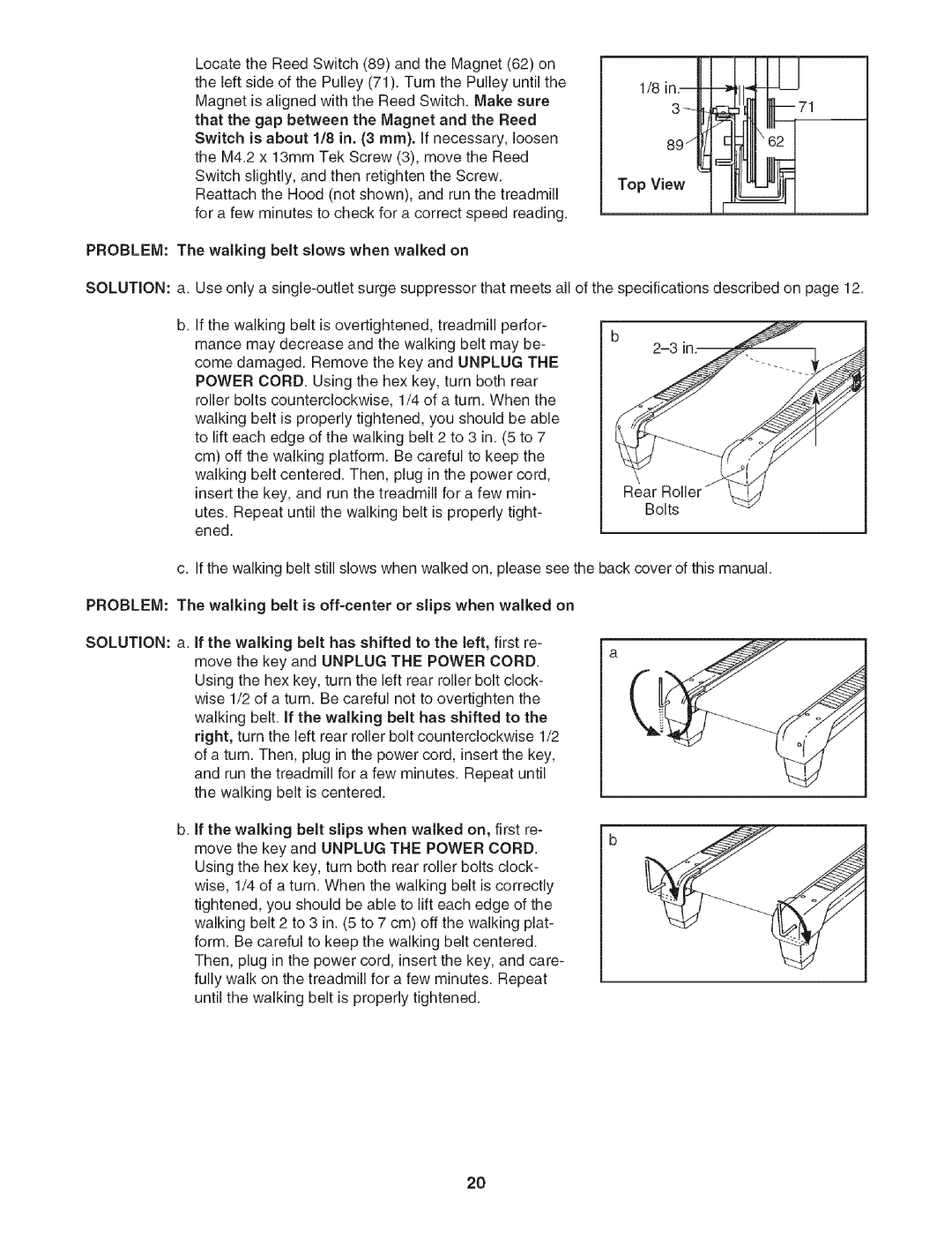 Sears 831.24733.0 user manual Problem Solution 