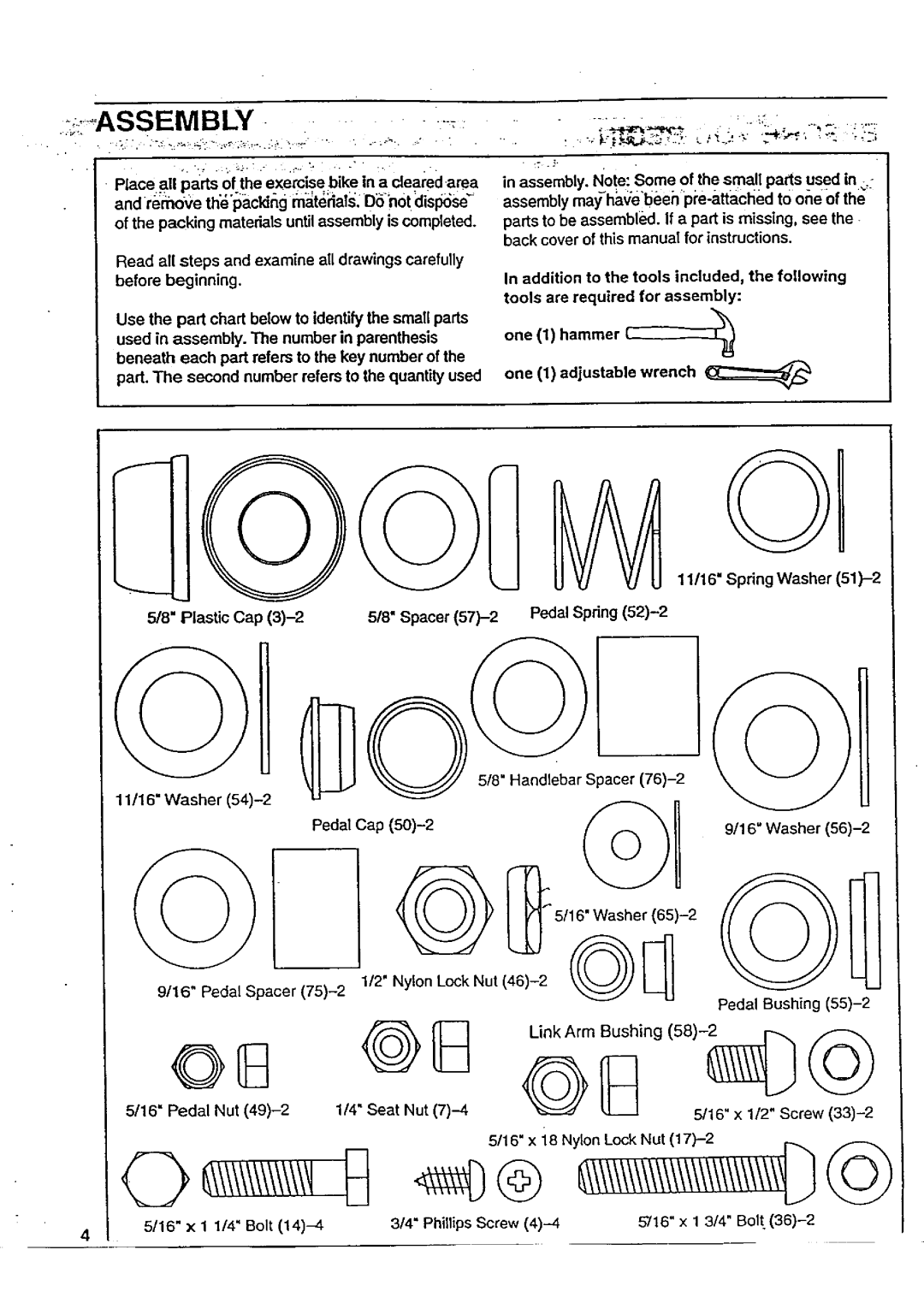 Sears 831.287602 owner manual Assembly 