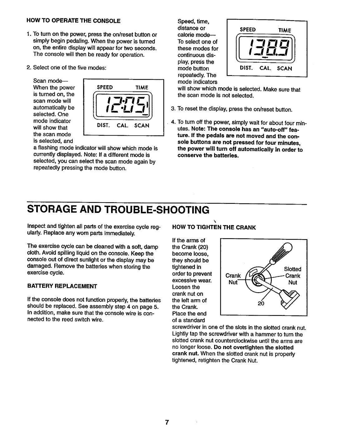 Sears 831.28822 user manual Storage And Trouble-Shooting 
