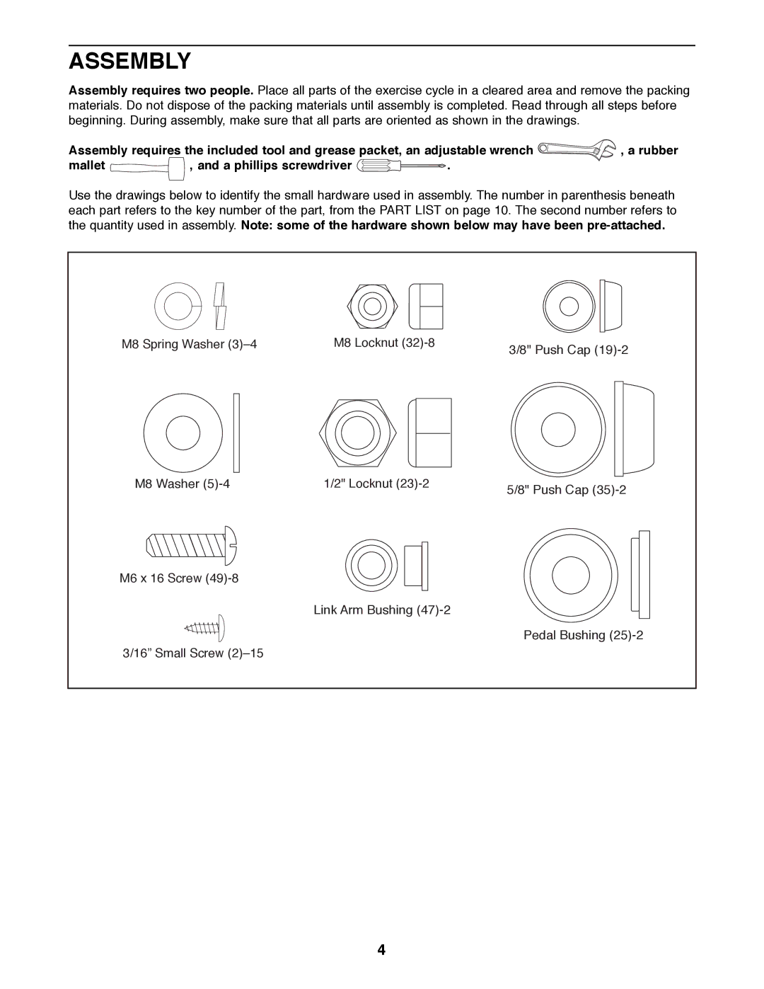 Sears 831.288263 manual Assembly 