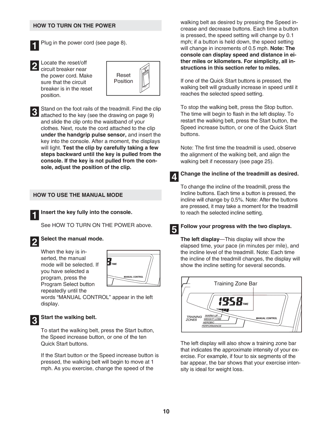 Sears 831.294880 user manual HOW to Turn on the Power, HOW to USE the Manual Mode 