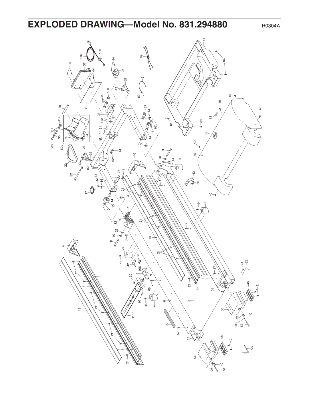 Sears 831.294880 user manual 