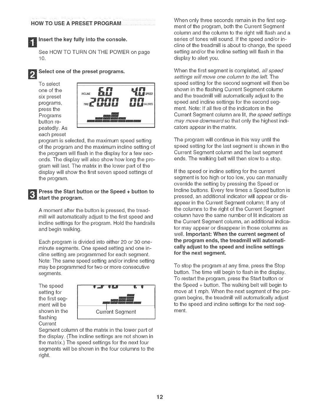 Sears 831.29506 user manual LoREs, HOW TG USE a Preset Rogram 