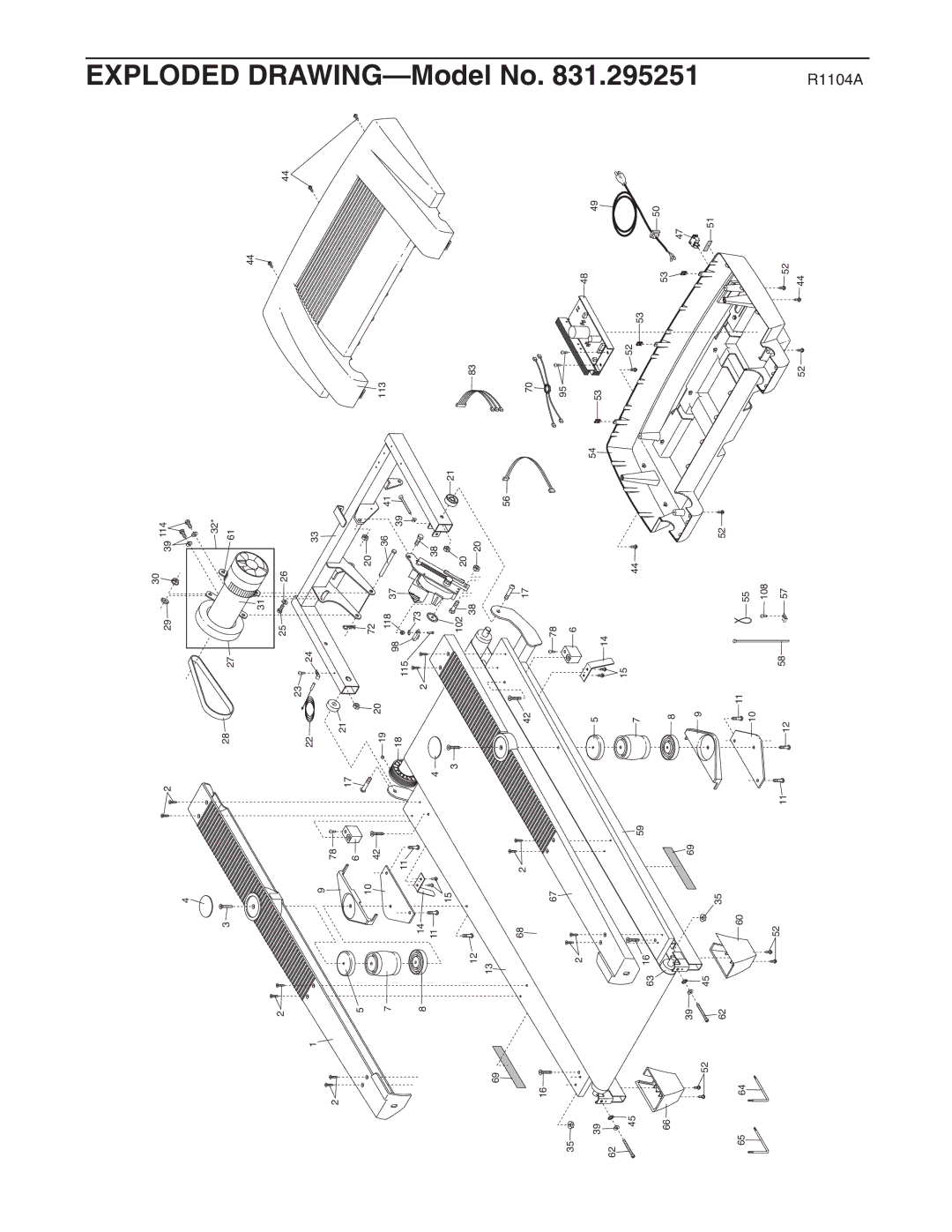 Sears 831.295251 user manual 