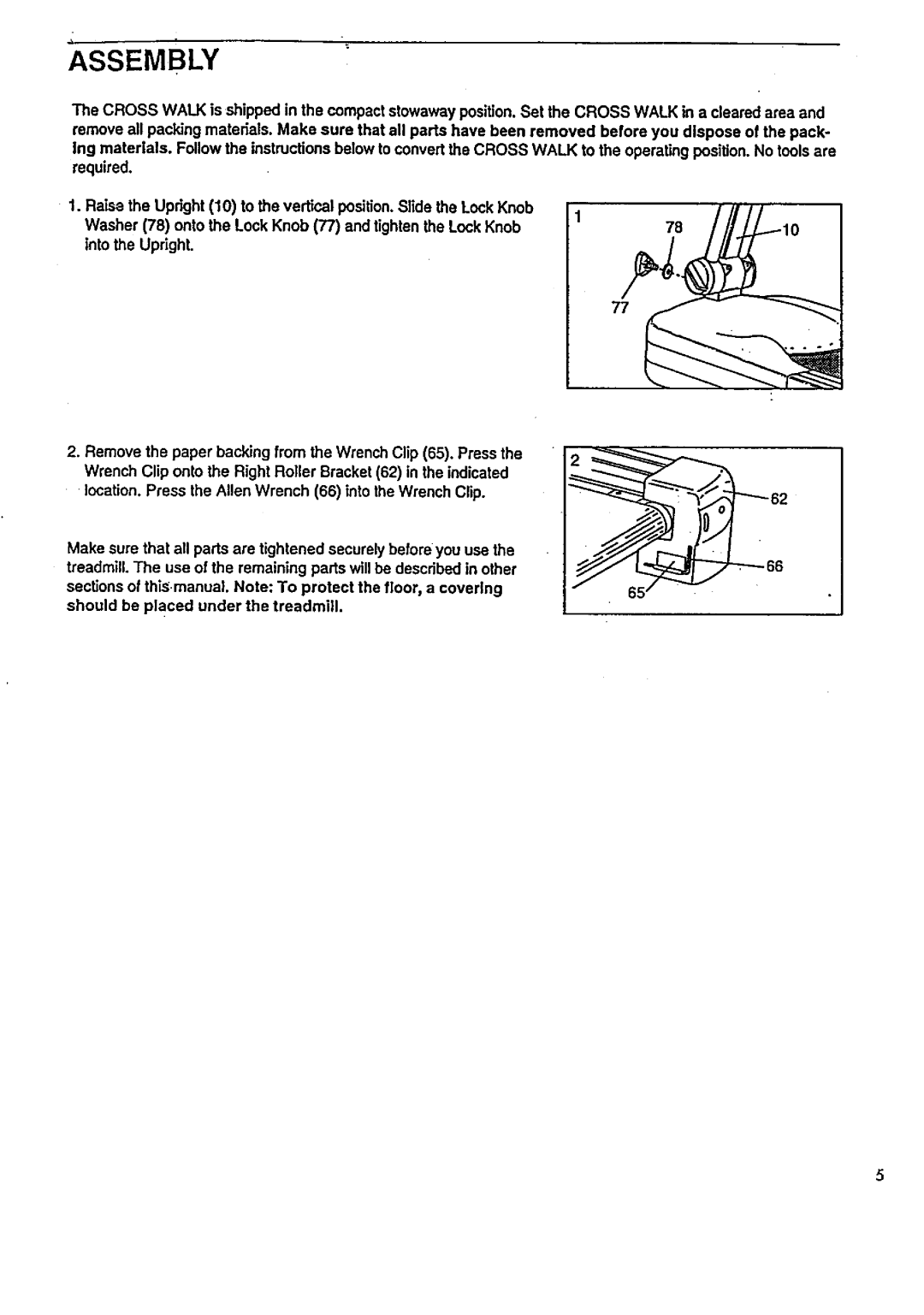 Sears 831.29723 owner manual Assembly 