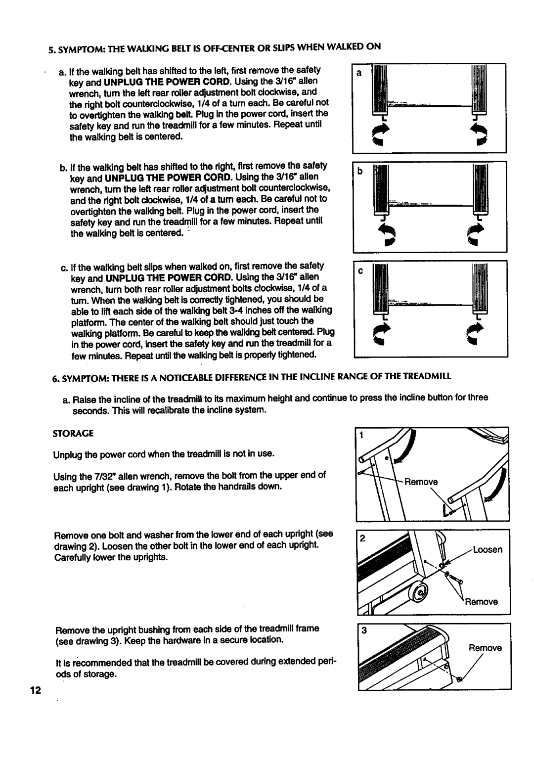 Sears 831.297452 owner manual Storage 