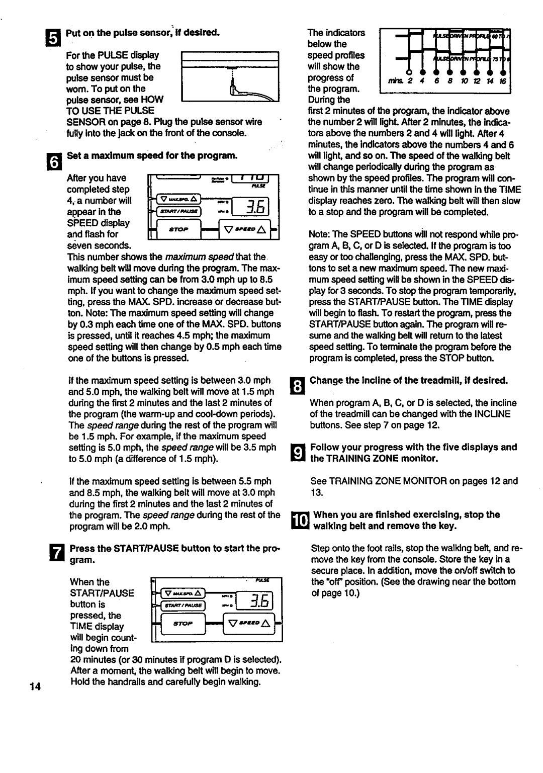 Sears 831.297741 user manual Start/Pause 