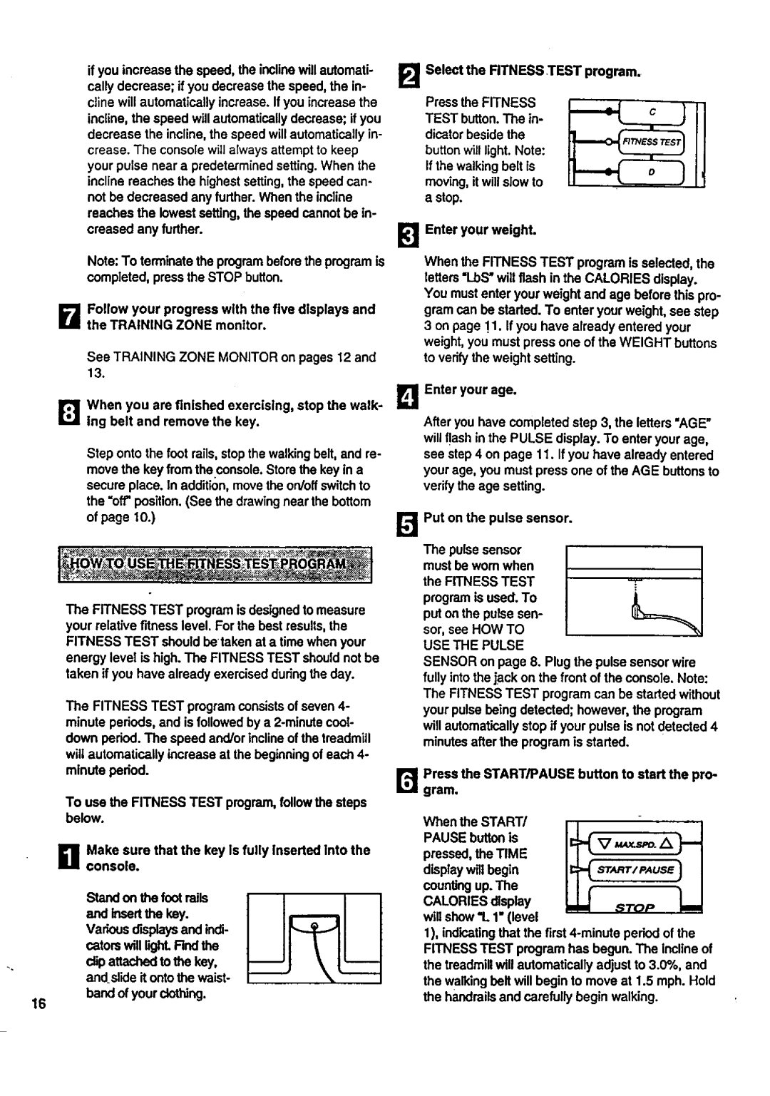 Sears 831.297741 user manual See Training Zone Monitor on pages 12 