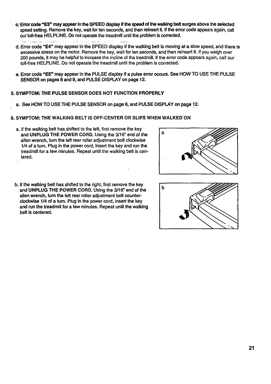 Sears 831.297741 user manual Symptom the Pulse Sensor does not Function Properly 