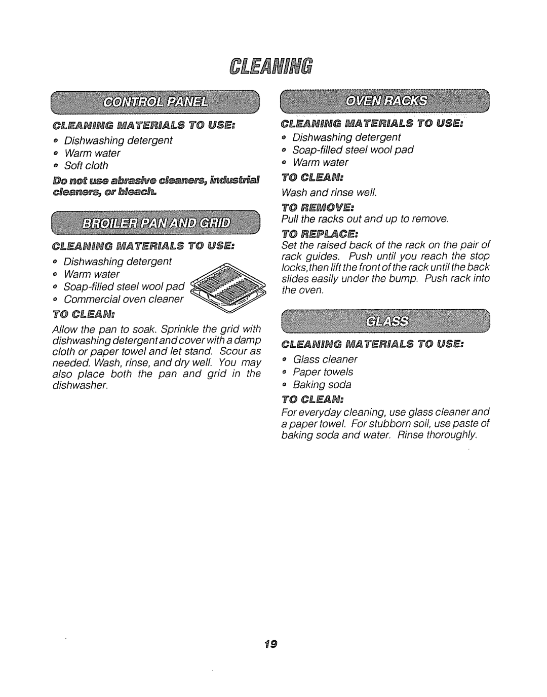 Sears 911.41369 manual @,LEANHG MA Terbals to USE, @,LEANHNG MA TEfCHALS T@ US, @LEAN#NG MA TER#ALS to USE 