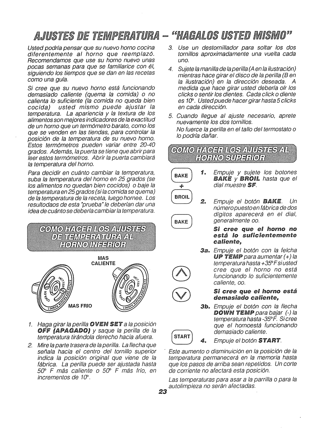 Sears 911.41369 manual Tree, Suficientemene CaBiene, Temp, Si cree que eB homo est# Dernasiado caSiene 