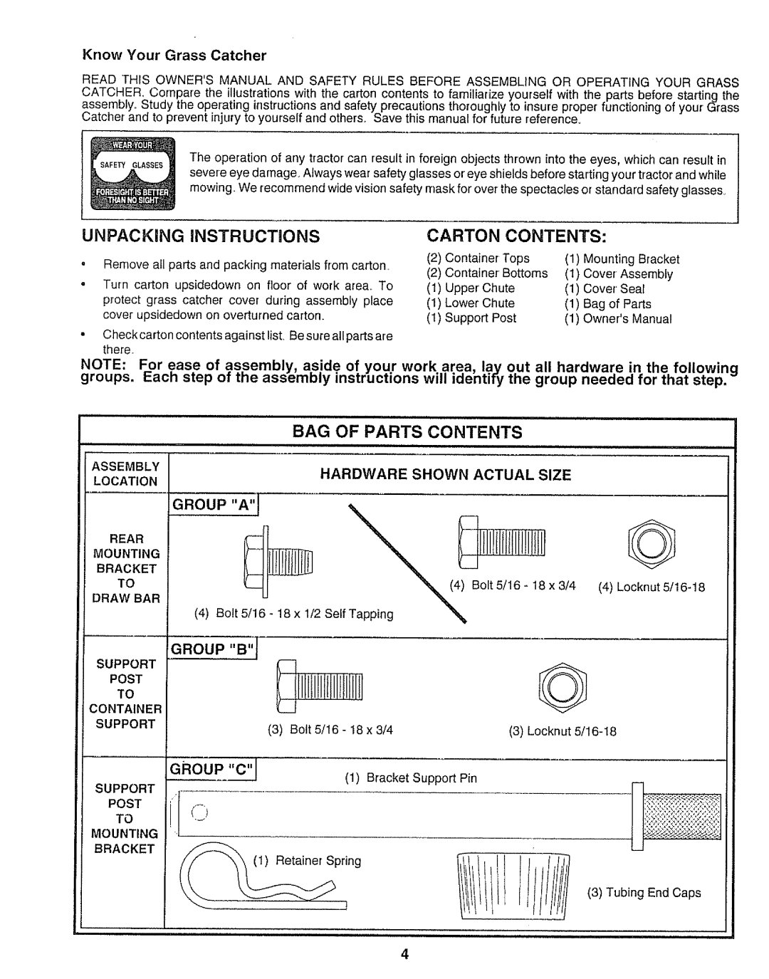 Sears 917.249491 owner manual TO11111111t111111111111 