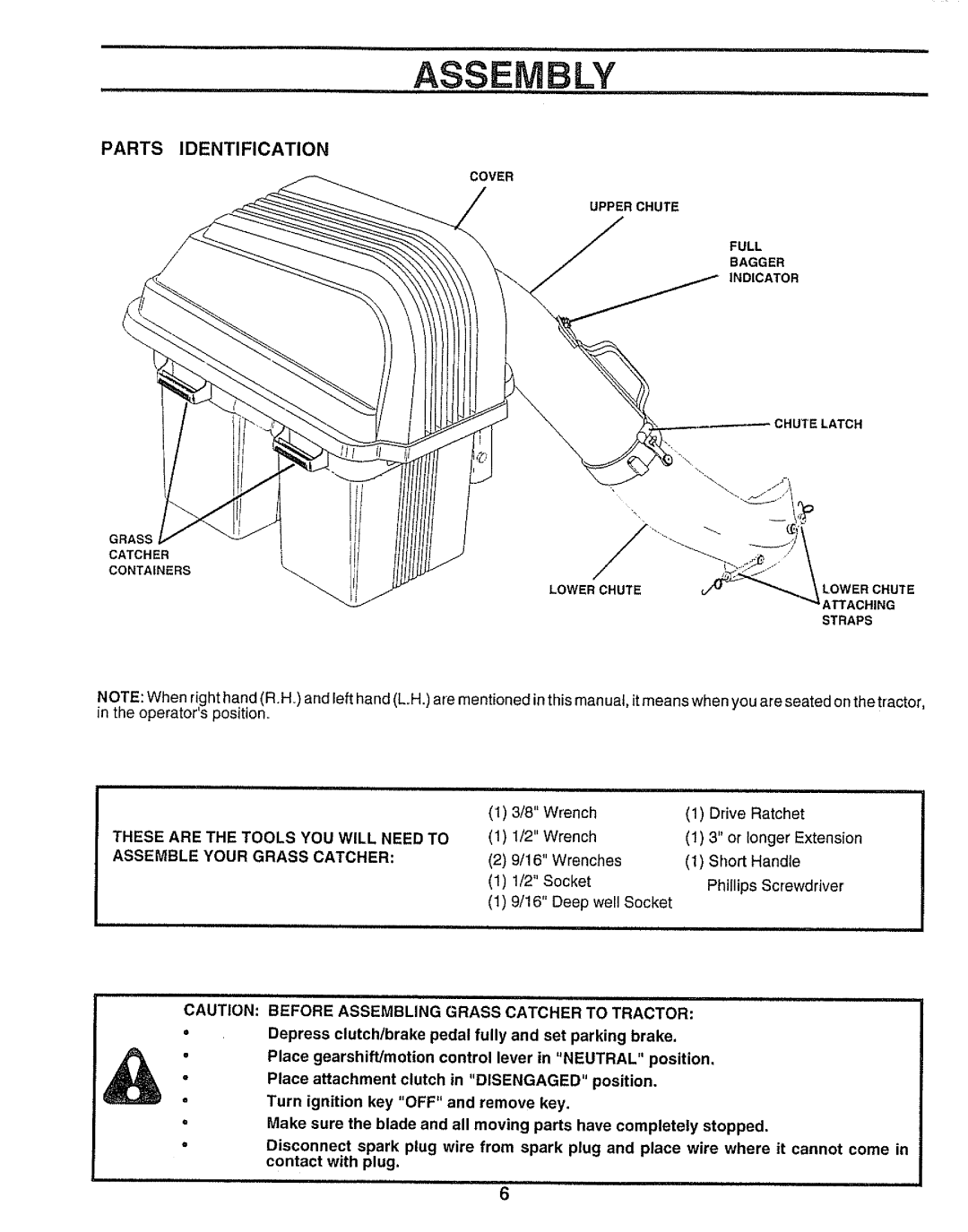 Sears 917.249491 owner manual Assembly 