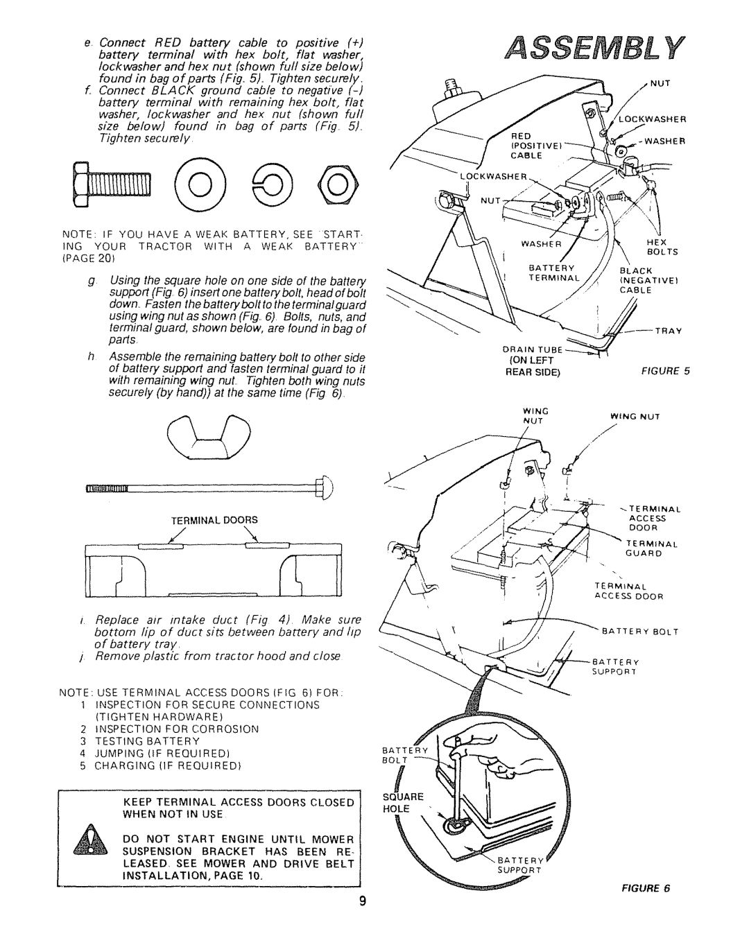 Sears 917.25446, 917.25004 owner manual Terminal Doors 