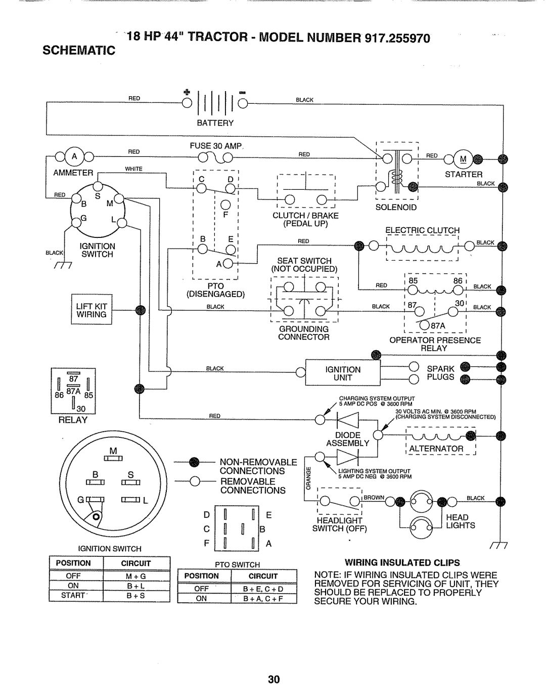 Sears 917.25597 Moo,P2__--- -_--_, UaZA, 18 HP44 TRACTOR - MODEL NUMBER SCHEMATIC, oilllllom, As_A_Te_,Tor, PUUGS0____41 