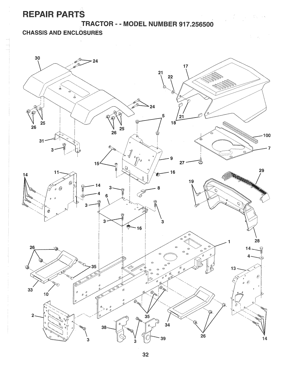 Sears 917.2565 manual Chassis and Enclosures 