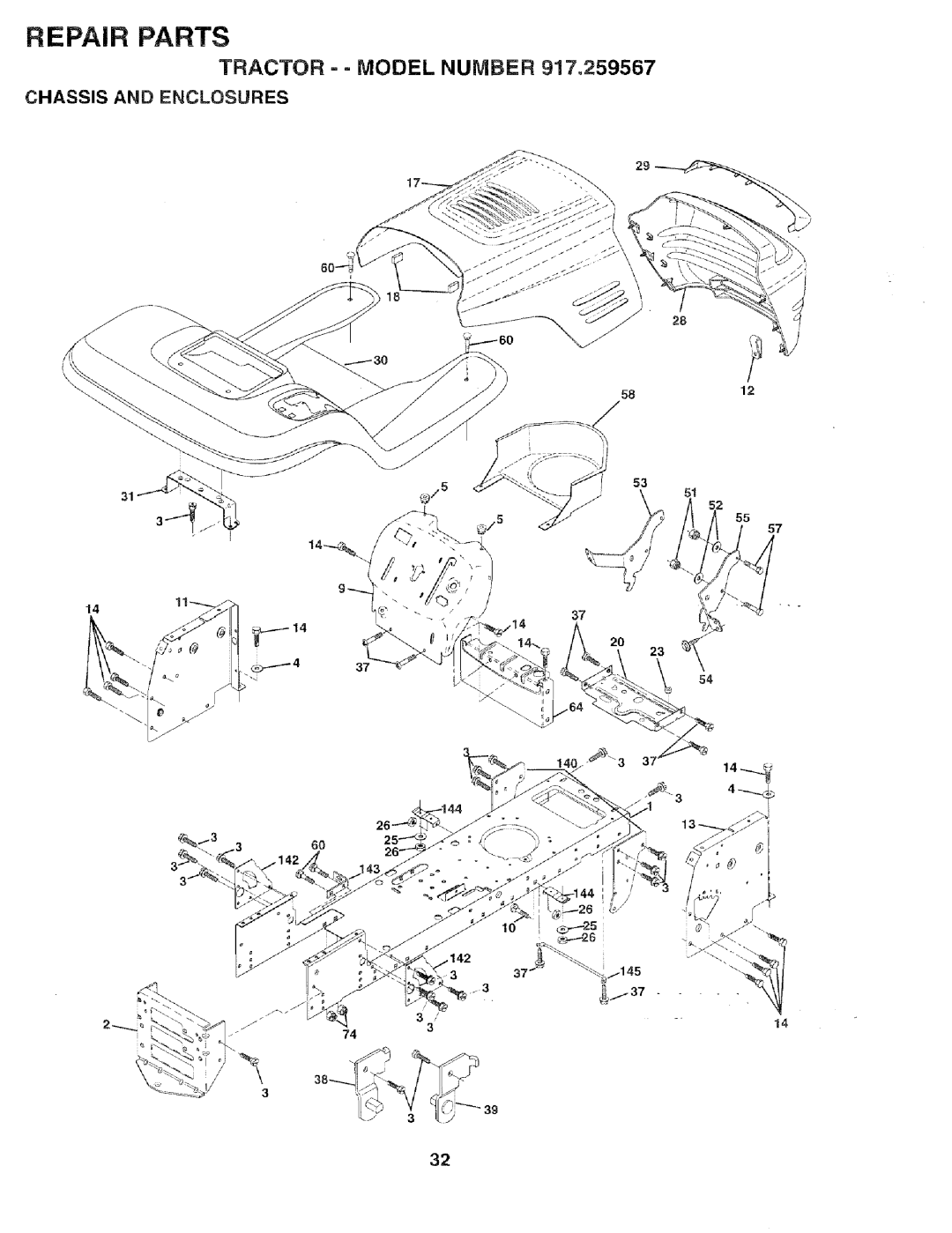 Sears 917.259567 owner manual Chassis and Enclosures 