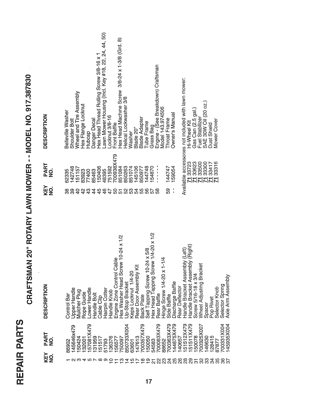 Sears 143.974506, 917.38783 owner manual === =N 