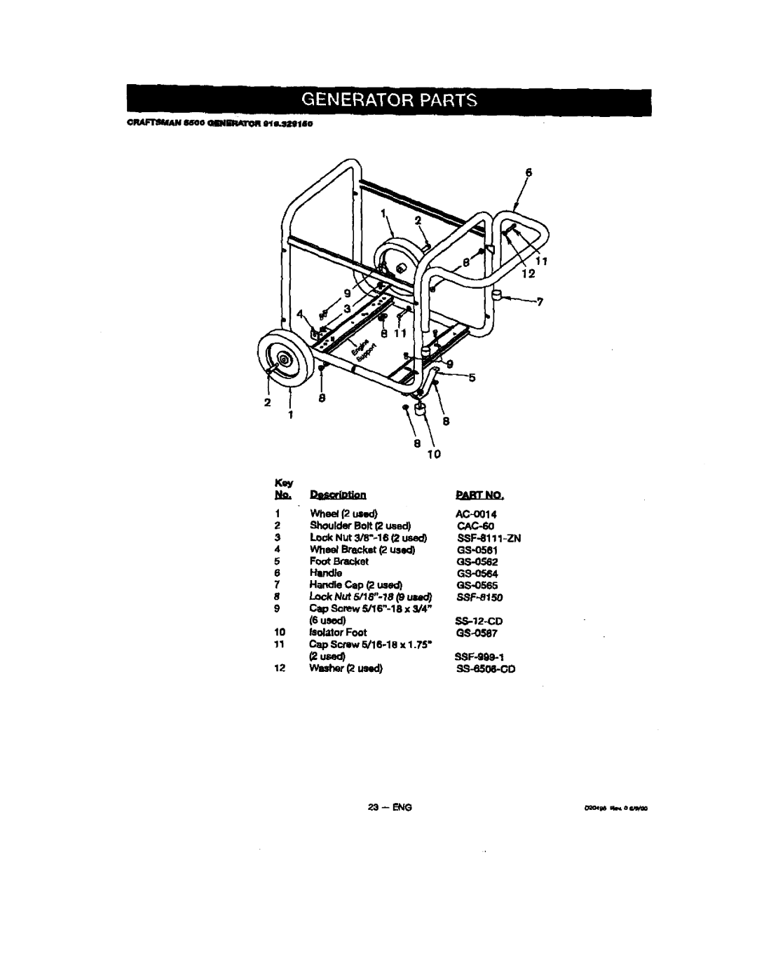 Sears 329, 919 owner manual Lock Nut 5/1 -789 UaMK $8F150 