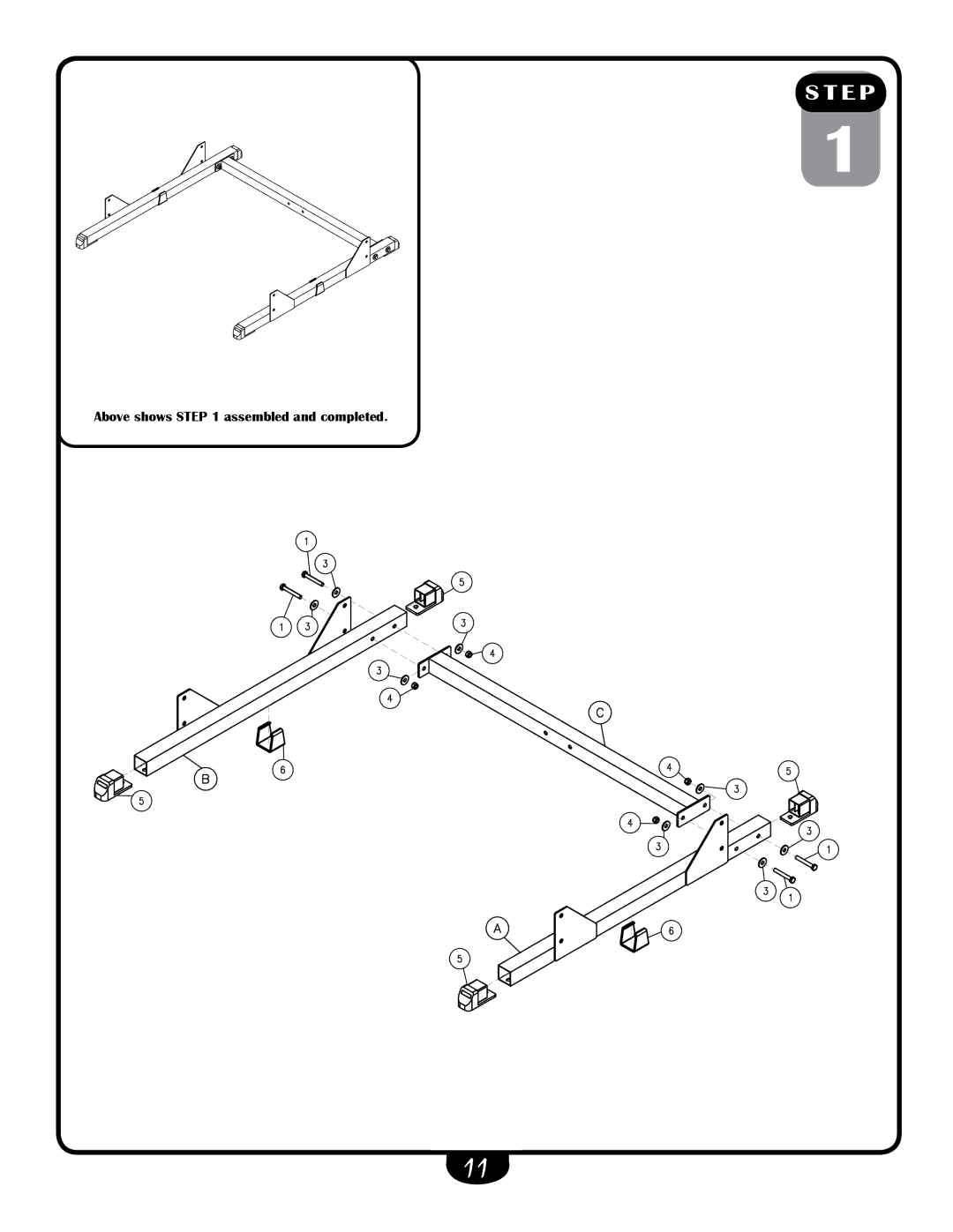 Sears BFPR100 owner manual Above shows assembled and completed 