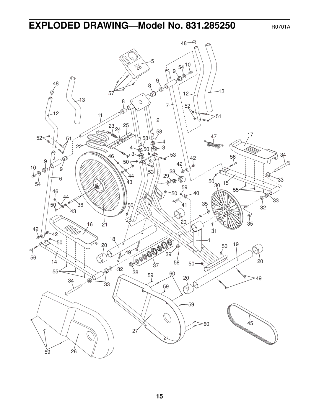 Sears ET 30 user manual Exploded DRAWING-Model No 