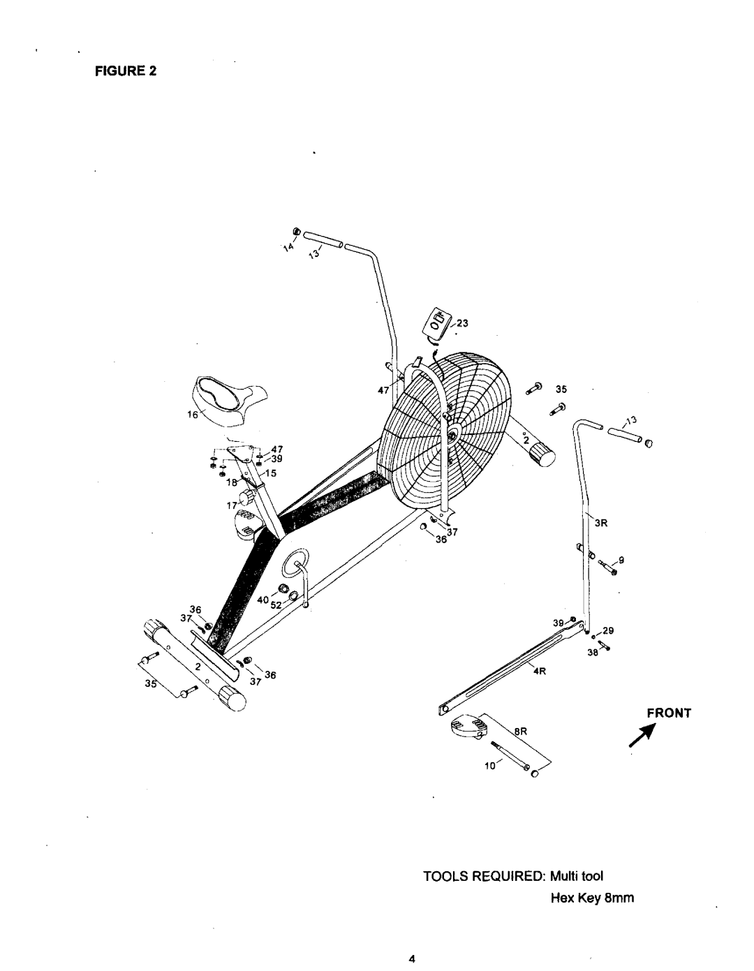 Sears JH4000, 142.288040 operating instructions Front 