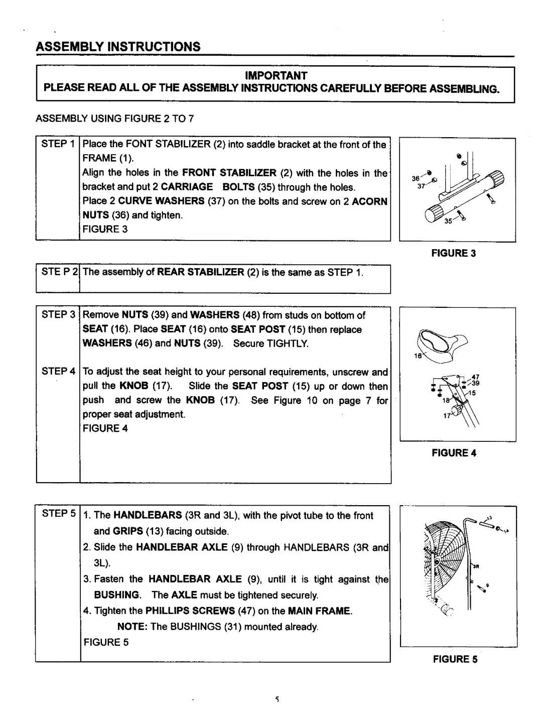 Sears 142.288040, JH4000 operating instructions Assembly Using to 