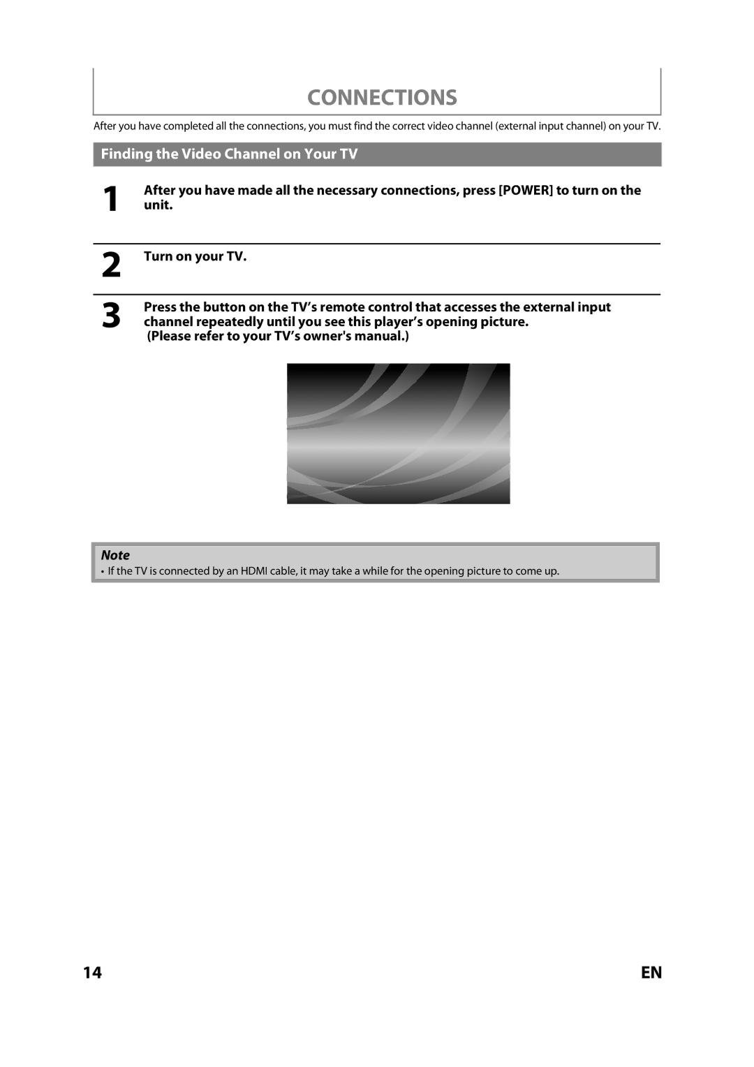 Sears NB530SLX owner manual Finding the Video Channel on Your TV 