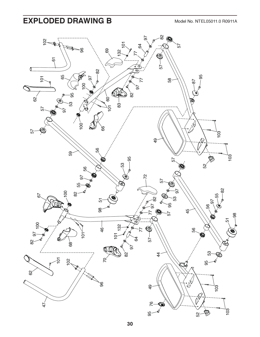 Sears NTEL05011.0 user manual Exploded 