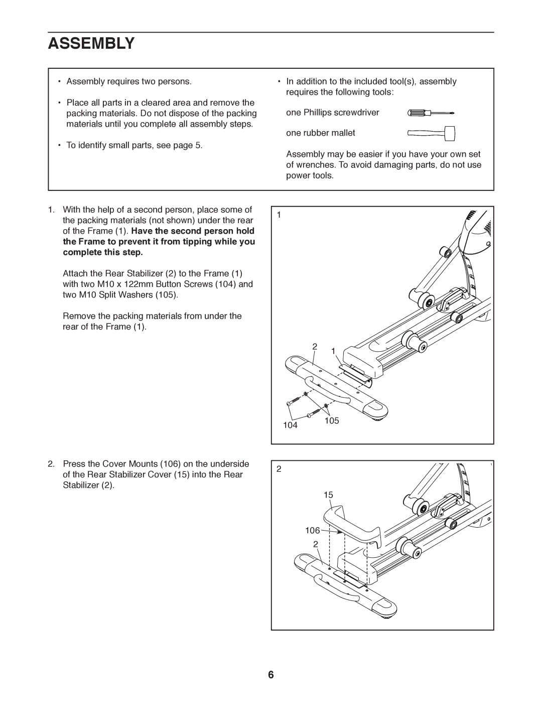 Sears NTEL05011.0 user manual Assembly 