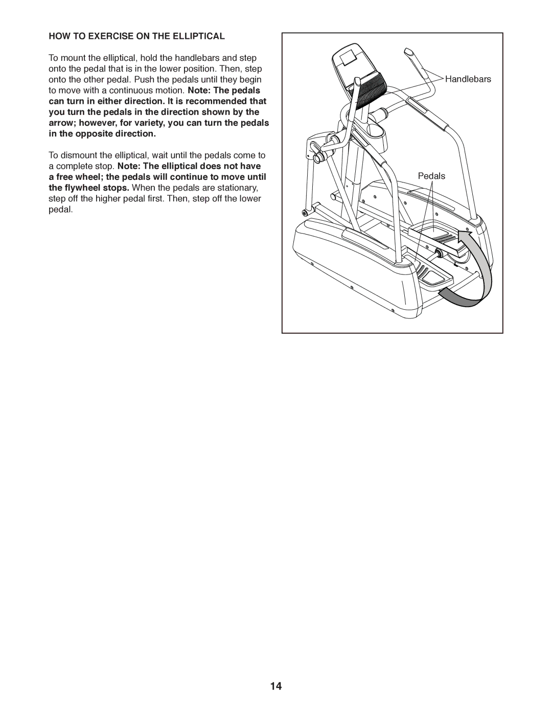 Sears NTEL08911.0 user manual HOW to Exercise on the Elliptical 