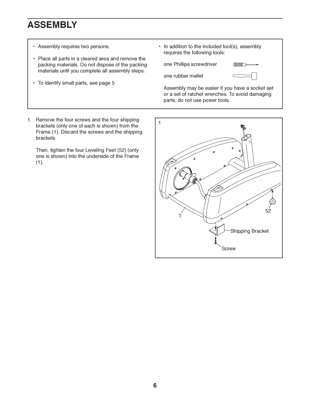 Sears NTEL08911.0 user manual Assembly 