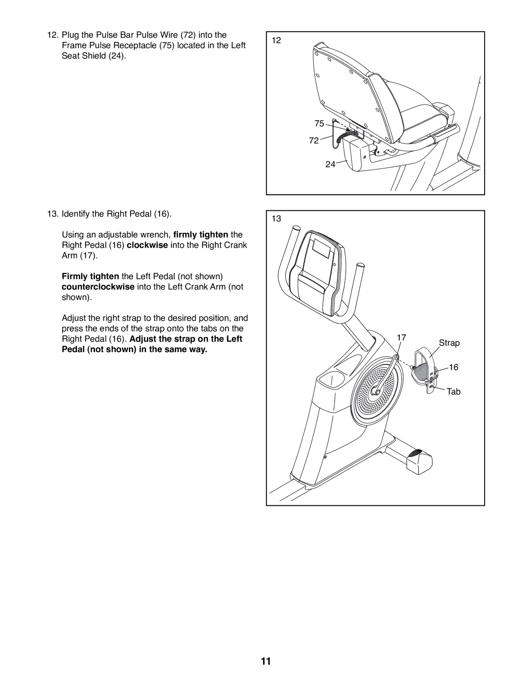 Sears NTEX03912.0 user manual Pedal not shown in the same way 