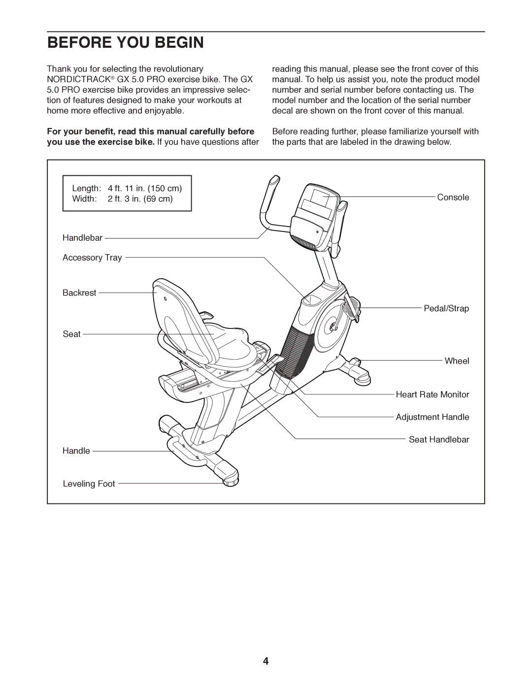 Sears NTEX04911.0 user manual Before YOU Begin 