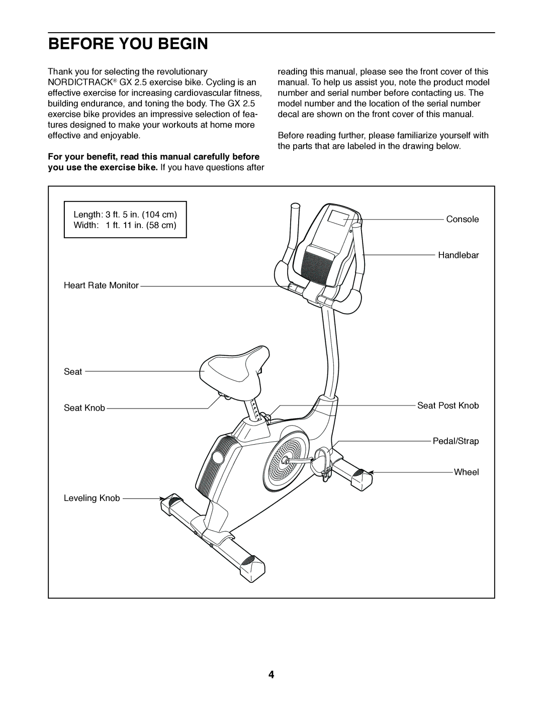 Sears NTEX23012.0 user manual Before YOU Begin 