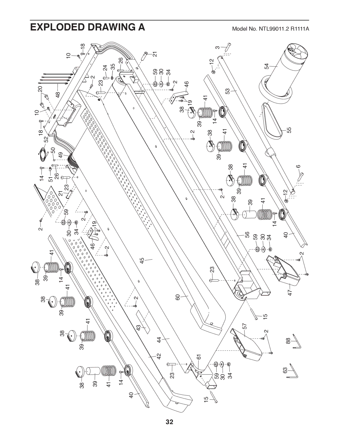 Sears NTL99011.2 user manual Exploded, Drawing a 