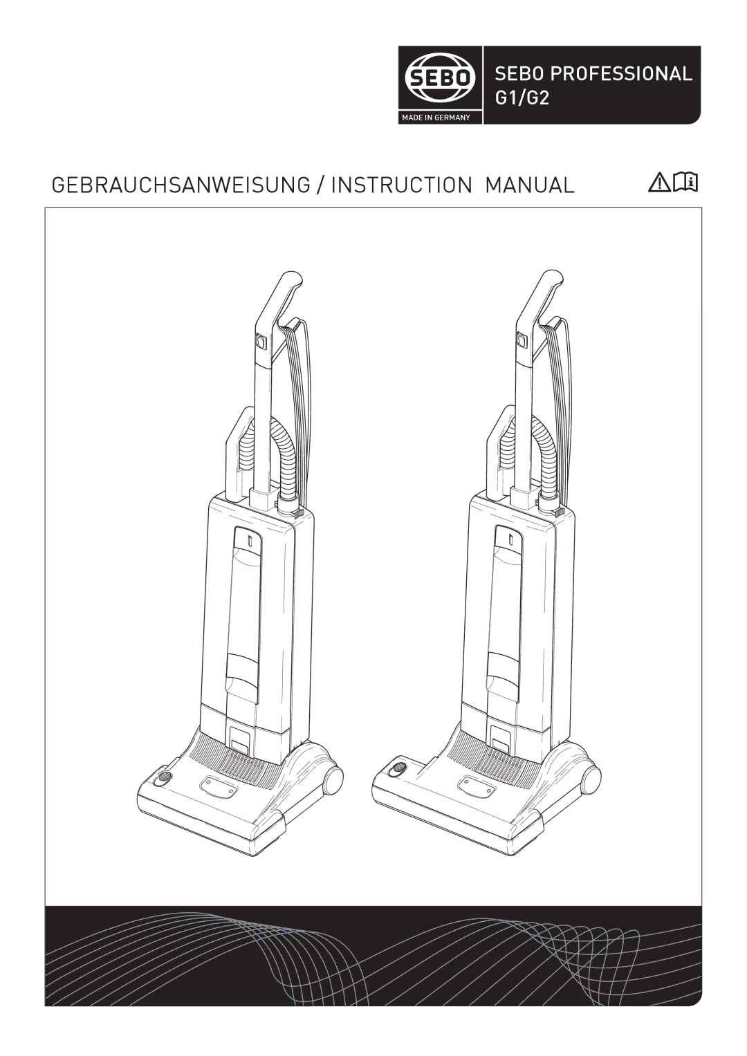 Sebo G2, G1 instruction manual Sebo Professional 