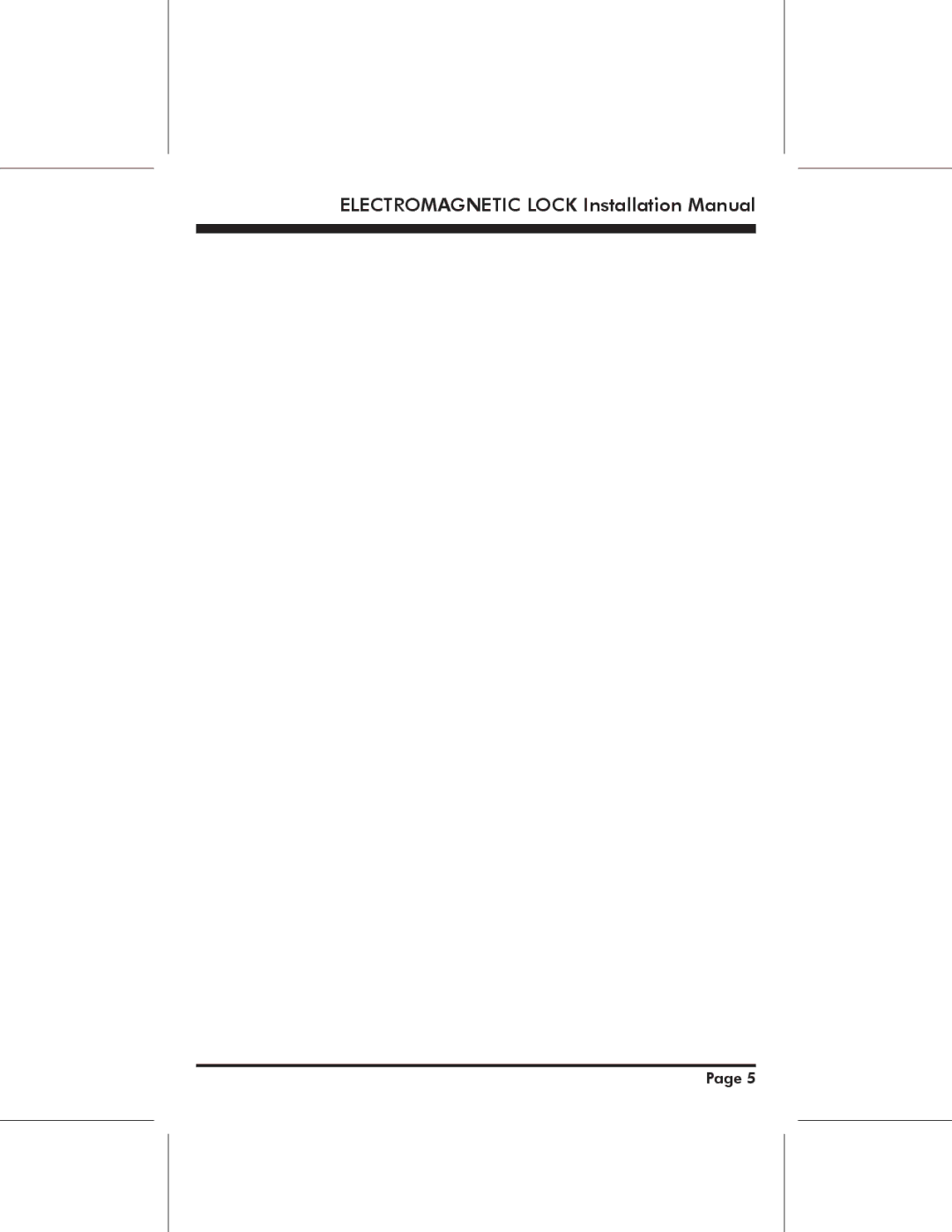 SECO-LARM USA E-941SA-600, E-941SA-1200, E-941DA-1K2P, E-941SA-300, E-941SA-1K2PD Electromagnetic Lock Installation Manual 