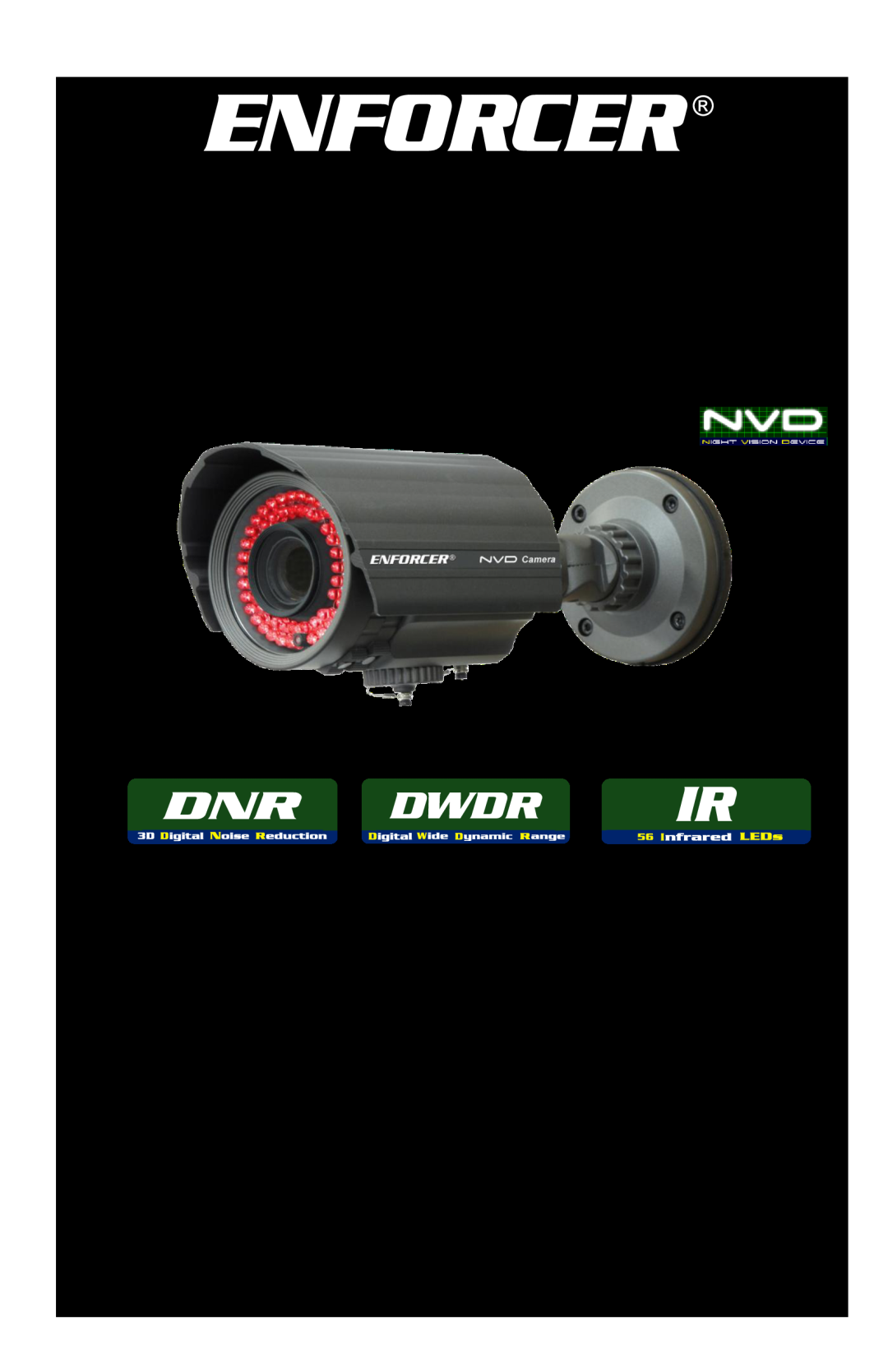 SECO-LARM USA EV-1726-PWGQ installation manual DNR / DWDR / IR NVD Bullet Camera, Installation Manual, Cameras in, 6~50mm 