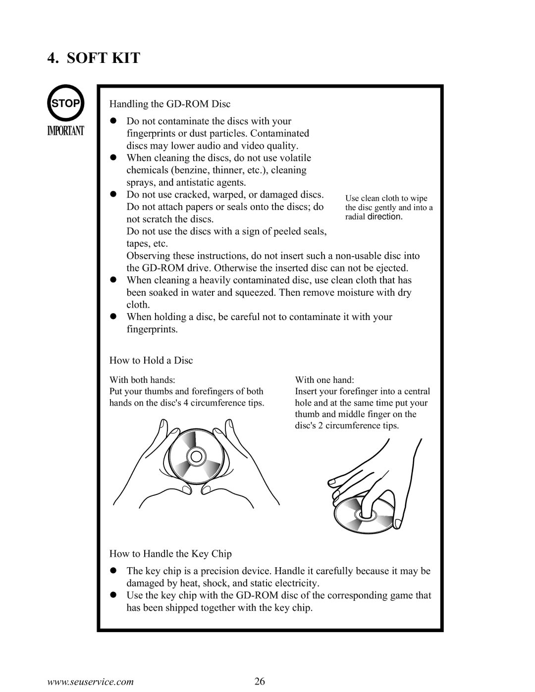 Sega 2 installation instructions Soft KIT 