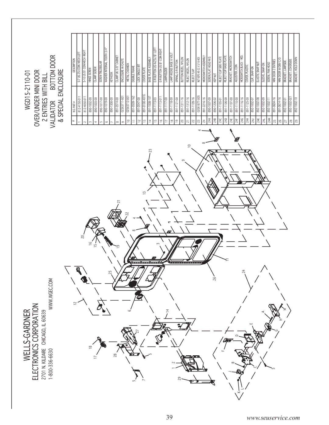 Sega 999-0886-01 owner manual Wells-Gardner 