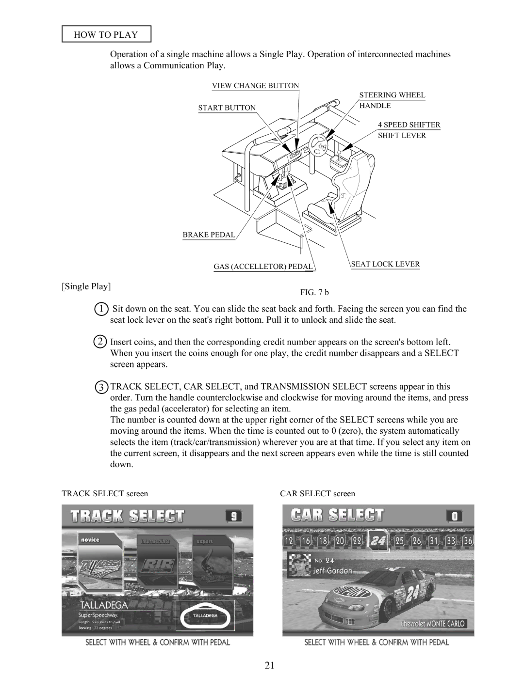 Sega 999-1108 owner manual HOW to Play 